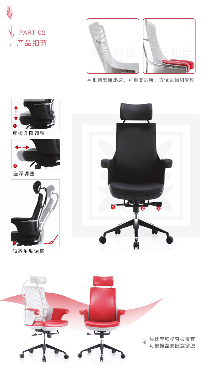 上海办公家具&mdash;&mdash;Reving系列人体工学椅、大班椅04.jpg