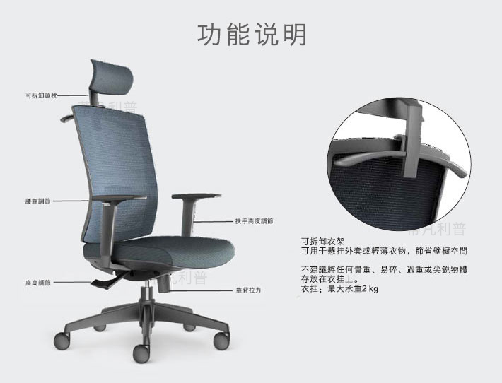 上海办公家具&mdash;&mdash;ZODY系列人体工学椅、大班椅02.jpg