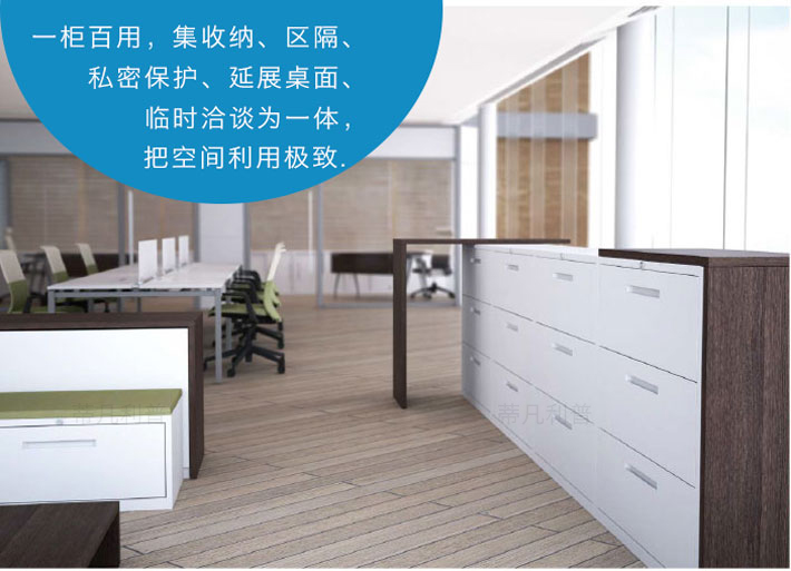 上海办公家具&mdash;&mdash;Dylan 钢制薄边抽屉柜03